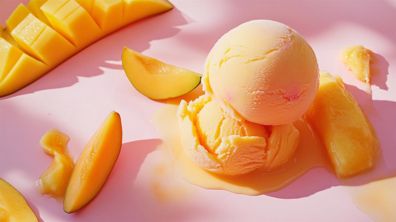 Hvorfor smager mango sorbet godt?